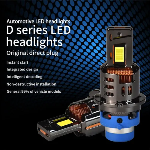 1Pair INFITARY Car LED Headlight D2S D2R / D4S D4R  Plug And Play  6000K 7700LM *2 Lamp Lumen Automotive Headlights Bulbs
