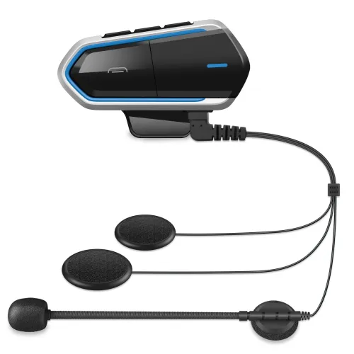 QTB35 Motorcycle Bluetooth Helmet Headset Wireless Music Headphone Over-ear Stereo Headset V5.0 Waterproof