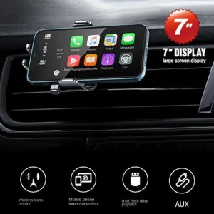 7 inch Wireless CarPlay Car MP5 Player bluetooth FM Transmitter Rearview Camera AUX Wireless Wifi Touch Screen For Apple Carplay Android M8