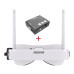 Eachine EV100 5.8G 72CH 720*540 FPV Goggles with Dual Antennas& Fan 18650 Battery Case For RC Drone