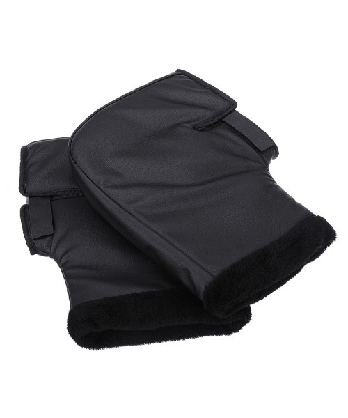 Motorcycle Handlebar Winter Warm Muffs Protective Gloves Waterproof Black