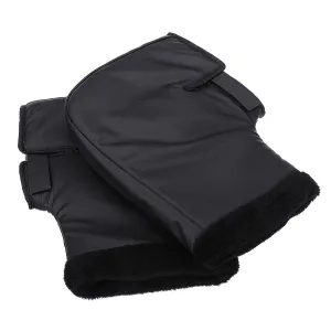 Motorcycle Handlebar Winter Warm Muffs Protective Gloves Waterproof Black