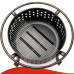 SINGLYFIRE 36 Inch Fire Pit Large Outdoor Wood Burning Crossweave firepit Heavy Duty Steel Bronze Pit for Patio Backyard Garden with BBQ Grate/ Spark Screen / Log Grate / Poker