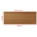 2400x600x6mm EVA Foam Brown With Black Line Boat Flooring Faux Teak Sheet Pad