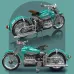 Mould King 23004 Technical Vintage American Cruiser Motorcycle Model Building Blocks Assembly Kit 1971PCS Brick Toy Collectible Boys Adult Birthday Gift