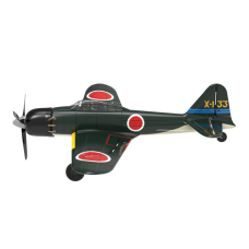 Eachine A6M Zero 2.4GHz EPP 400mm Wingspan 6-Axis Gyro One-Key U-Turn Aerobatic Mini RC Airplane BNF/RTF for Trainer Beginner