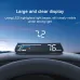 Car Digital Speedometer Head Up Display 4.6 Inch Screen RPM Water Temperature Voltage Fuel Consumption Turbo Pressure Engine Load Multifunctional Vehicle Meter
