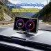 2-in-1 Smart Car Head-Up Display with Built-in Central Console Installation-Free Loop Recording Dash Cam