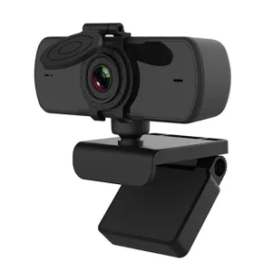 1080P FHD Computer Camera Auto Focus 360 Rotation USB Driver-free Web Cam with Mic for Live Conference