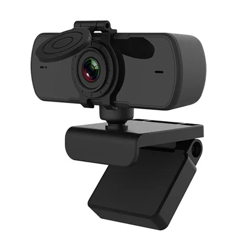 1080P FHD Computer Camera Auto Focus 360 Rotation USB Driver-free Web Cam with Mic for Live Conference