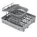 BlitzHomeBH-CDW1 Smart Portable Countertop Dishwasher US Plug with APP Control, 4-6 Sets Big Capacity, Dual Water Inlet Modes, 360Spraying, 75High Temperature, Five Cleaning Modes, Drying Function