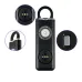 Personal Safety Siren 130dB Siren Strobe Key Chain 3 Colors Anti Robbery Call for Help Alarm