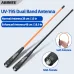 ABBREE AR-795 Walkie Talkie Antenna UV-795 Dual Band High Gain SMA-Female V/UHF Antenna for Baofeng UV-5R UV-32 UV-21 PRO Quansheng K5 TK11