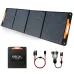 Blackview Oscal Powermax 3600 Rugged Power Station+2*PM200 Solar Panel Kit 3600Wh to 57600Wh LiFePO4 Battery Pack Power Bank with 14 Outlets 5 LED Light Modes Morse Code Portable Roller Power Backup for Emergency Communication Camping House Trolling