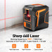 GOCHIFIX Laser Level Self Leveling 360 Red Laser Level Line Tool Wall Suction Stand Receiver 100ft Line Laser for Picture Hanging Outdoor Rechargeable Battery