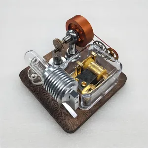 SH-016 Mechanical Music Box Stirling Engine Model Science Discovery Toys