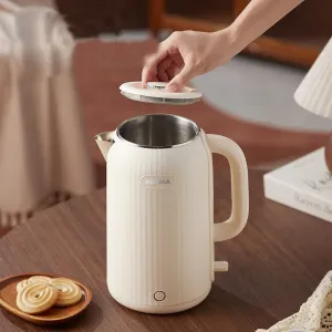 KONKA 2.5L 1800W Electric Kettle Water Boiler & Thermos 2-in-1 Fully Automatic Insulation Household 304 Stainless Steel Hot Water Kettle