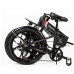SAMEBIKE 20LVXD30-II 48V 10.4AH 350W Electric Folding Bicycle 20 Inch 70-80KM Mileage Range Max Load 120KG