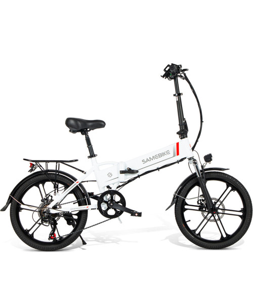 SAMEBIKE 20LVXD30-II 48V 10.4AH 350W Electric Folding Bicycle 20 Inch 70-80KM Mileage Range Max Load 120KG