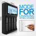 D4-4 Slot with LCD Screen Universal Rechargeable Battery QC Charger For Li-ion 18650 21700 26650 AA AAA Batteries Cell Flashlight RC Toys Home Tools Battery