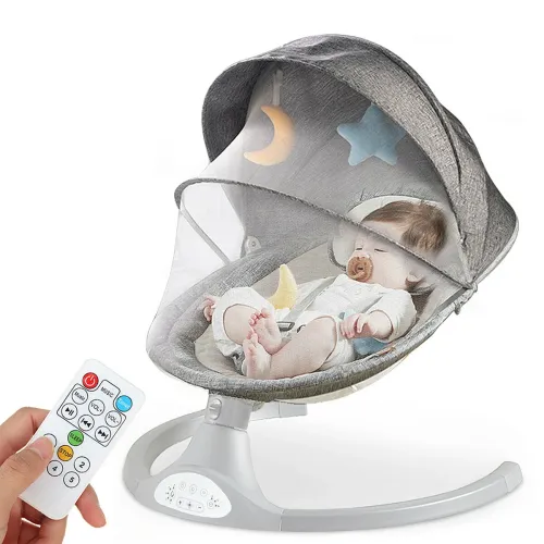 Kimbosmart Baby Swing Bouncer Chair, Multi-function Music Electric Swing Activities Rocker