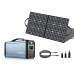 Flashfish G300 300W Solar Generator 222Wh Portable Power Station 60000mAh Rechargeable Battery for Outdoor Camping Home
