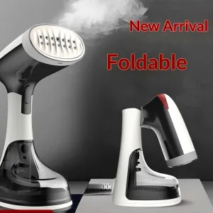Tevorex Steam Iron Handheld Garment Steamer Portable Foldable 1600W Fast Heating 30g/Min Steam 320ml Tank for Clothes Wrinkles Removal Travel Home Use