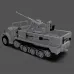 Mould King 20048 Military Series German 3.7cm Anti-Aircraft Half-Track Vehicle Model Building Block Assembly Kit 1188PCS RC Toys Boys Adult Birthday Gift