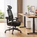 Newtral MagicH-BP Ergonomic Chair with Footrest - Home Office Desk Chair with Auto-Following Lumbar Support, 4D Armrest, Seat Depth & Height Adjustable, 96-136 Reclines