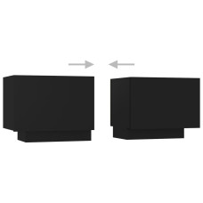 TV Cabinet Black 39.4"x14"x16" Chipboard