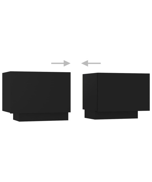 TV Cabinet Black 39.4"x14"x16" Chipboard