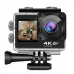 AUSEK 4K WiFi Action Camera Photography Sports Camera Waterproof HD Dual Screen Wifi Remote Control Outdoor Shooting Cycling Skiing Underwater Camera