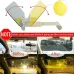 2 In 1 Car Sun Visor HD Goggles Car Day And Night Anti-Ultraviolet Anti-Glare Sunshade Sunshade Rotatable Transparent Driving Mirror