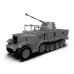 Mould King 20048 Military Series German 3.7cm Anti-Aircraft Half-Track Vehicle Model Building Block Assembly Kit 1188PCS RC Toys Boys Adult Birthday Gift