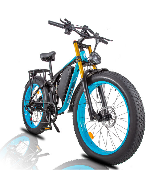 KETELES K800P Electric Bike 48V 17.54AH Removable Battery 1000W Motor 26inch Tires 75KM Max Mileage 200KG Max Load Electric Bicycle