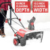ECOMAX ELG10 Electric Snow Thrower Powerful Performance 780lbs Snow Per Minute 30 Feet Throwing Distance LED Lights for Day and Night Operation