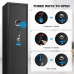 Blacksmith Multifunctional Home Safe with Fingerprint and Electronic Keypad Unlock - Protect Your Valuables