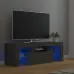 TV Cabinet with LED Lights Gray 47.2"x13.8"x15.7