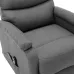 Stand-up Recliner Light Gray Fabric