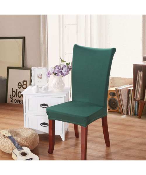 Honana WX-917 Elegant Fabric Solid Color Stretch Chair Seat Cover Computer Dining Room Hotel Wedding Decor