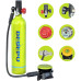 DEDEPU S5000PLUS-C 1L Scuba Tank Air Diving Equipment Underwater Outdoor Mini Dive Scuba Cylinder Diving Air Tank