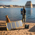 Gofort TSP 18V 100W Foldable Solar Panel Charger with DC Type C QC3.0 Output Charge for Portable Power Station RV Road Trip Camping TSP18V100W