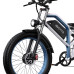 DUOTTS N26 Electric Bike 48V 20Ah Battery 750W*2 Dual Motors 26*4.0inch Fat Tires 80-100KM Max Mileage 150KG Max Load Electric Bicycle