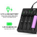 K4 4-Slot with USB Port Universal Rechargeable Li-ion Battery Charger for Flashlight RC Toys Home Tools Batteries Cell