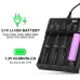 K4 4-Slot with USB Port Universal Rechargeable Li-ion Battery Charger for Flashlight RC Toys Home Tools Batteries Cell