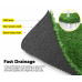 Premium Quality UV Resistant Artificial Grass Mat 15mm Thick Fire Retardant PP+PE Material Easy Clean Cut to Fit Indoor Outdoor Use Durable Lawn Decoration Green