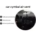 Car Crash Cymbal Air Vent Mini Drum Hand-shooting Cymbals Car Drum Cymbal Air Vent Musical Instrument For Car Interior
