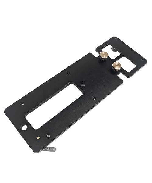 Fonson Aluminum Alloy Mini Track Saw Square Woodworking Guide Rail Square 90 Degree Right Angle Guide Plate