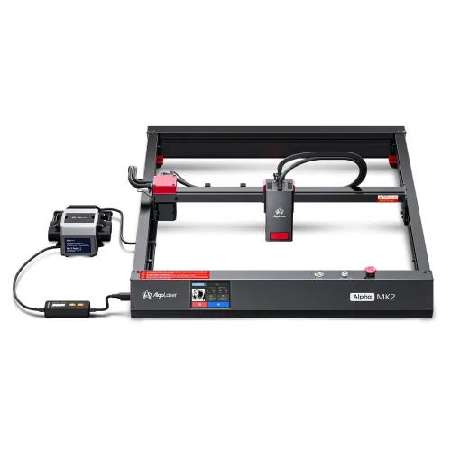 Algolaser Alphas MK2 20W Laser Engraver Diode Laser 20000mm/min Smart Touchscreen 32GB Storage Multi-Software Support