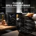 NEEDONE 23L 8-Bottle Wine Fridge Freestanding Thermoelectric Wine Cooler Black